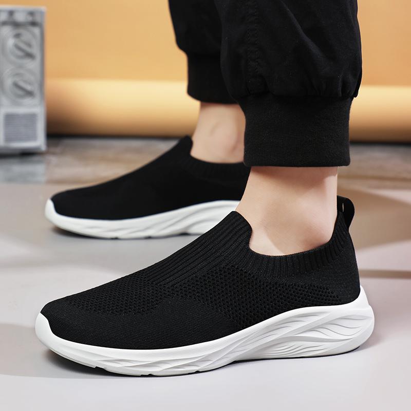 Fashion Men's Sneakers High Quality Mesh Elastic Lightweight Hiking Sports Hot Selling Casual Shoes for Men Autumn Mens Running Shoes