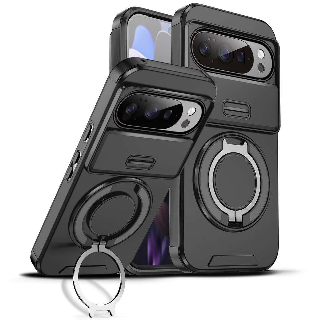 Anti-Knock Strong Magnetic Ring Case for Google Pixel 10 Pro XL Pixel10 5G Pixel9 Pixel 9 9a 8 8a 7 Pro