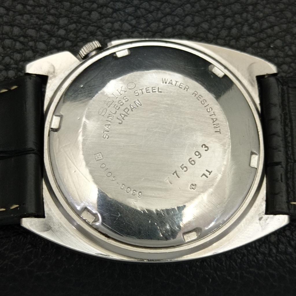 Seiko АВТОМАТИЧЕСКИЕ 6309A ЯПОНСКИЕ МУЖСКИЕ ВИНТАЖНЫЕ ЧАСЫ С ЗЕЛЕНЫМ ЦИФЕРБЛАТОМ a701582-5 R206b-a701582