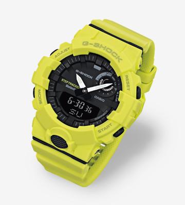 Casio Мужские часы G-SHOCK, смола, 200 м водонепроницаемые, цифровые, ударопрочные, кварцевые, GBA-800-9A