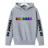 Winter Casual Versatile Items Fashion Comfortable Cartoon Small Pattern Letters Printed Children's Cute Warm Hoodie