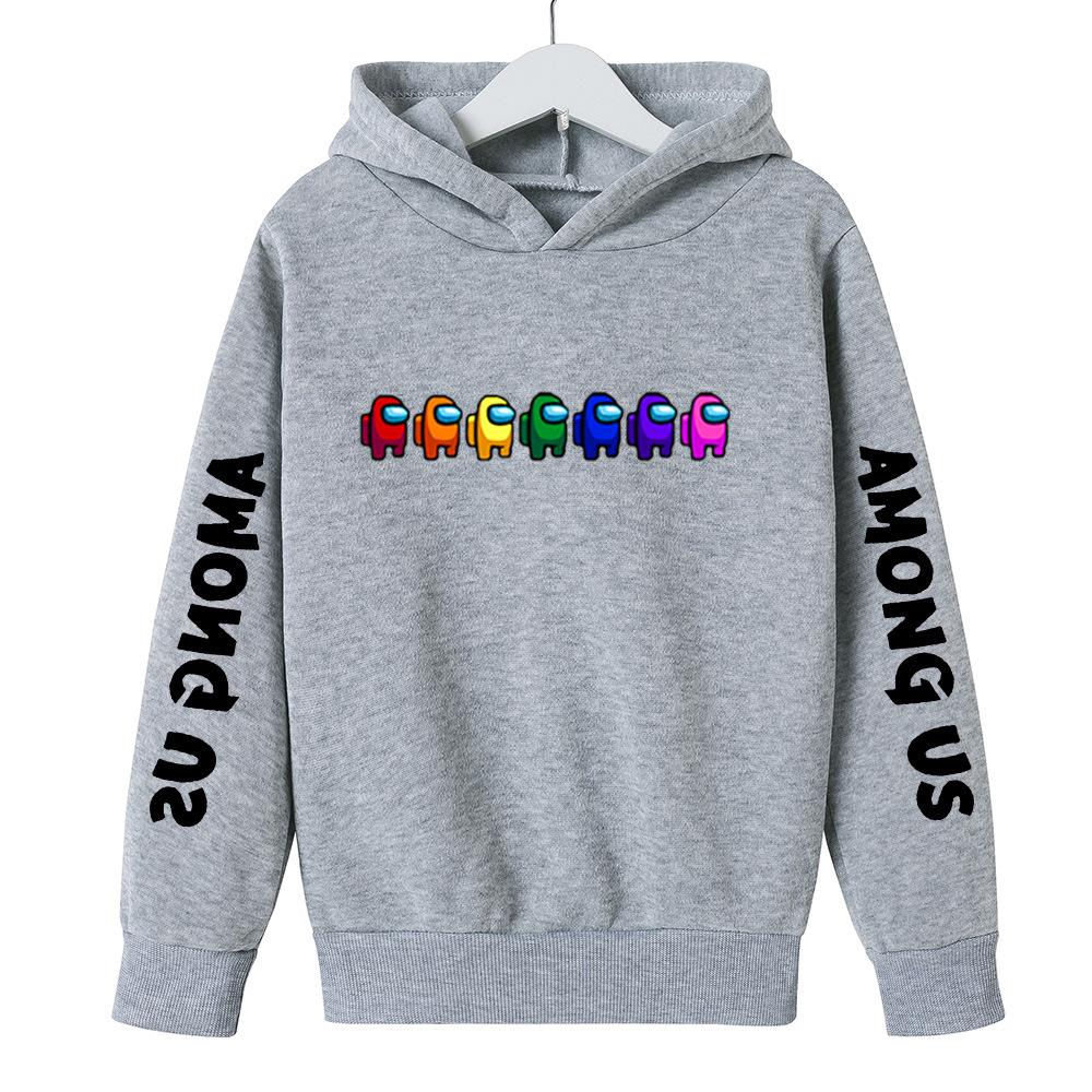Winter Casual Versatile Items Fashion Comfortable Cartoon Small Pattern Letters Printed Children's Cute Warm Hoodie