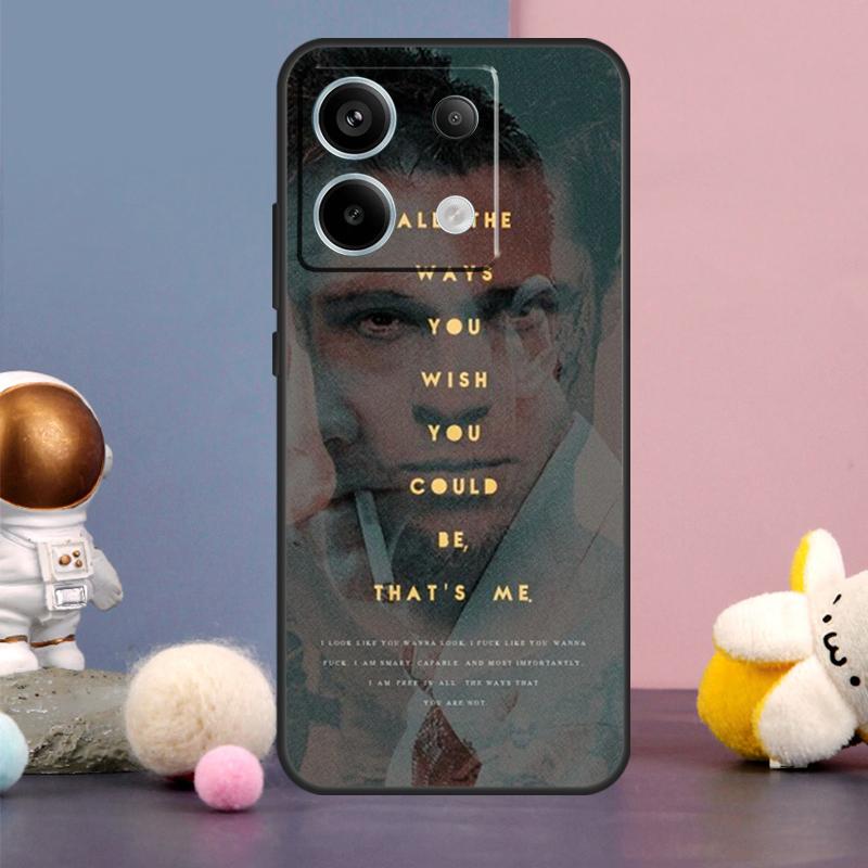 Чехол Fight Club Джека Марлы для Xiaomi Redmi 13C 12 12C 9C 10C Redmi Note 11 12 13 Pro 9 10 10S 11S 12S Задняя крышка