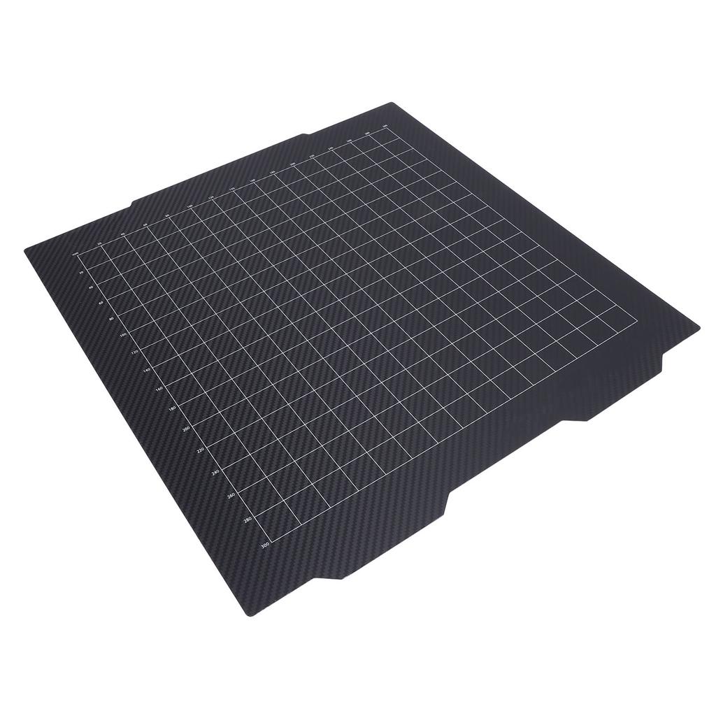 Пластина для сборки 3D-принтера 365 X 365 мм Двусторонняя Углеродное волокно PET Порошковое покрытие PEI Лист из пружинной стали для Prusa XL