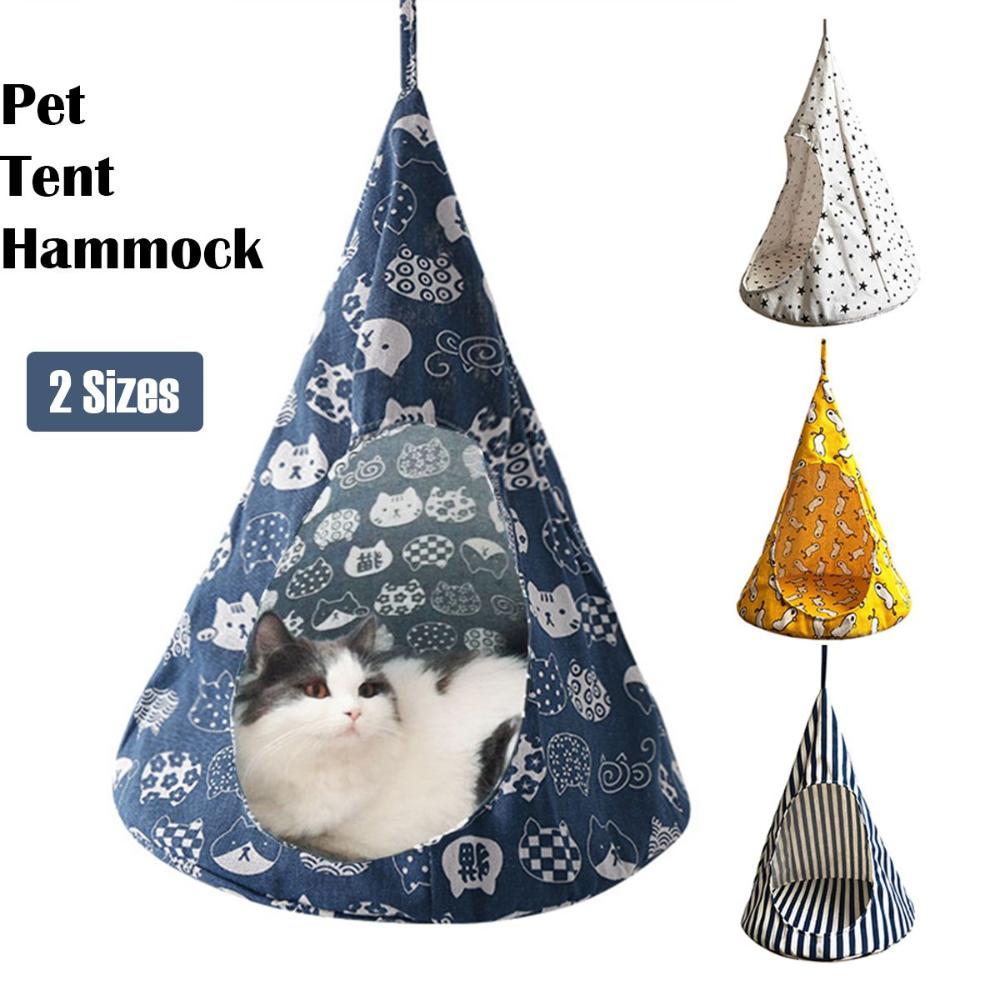 Cute Foldable Pet Supplies Removable Breathable Hanging House Hammock Hanging House Cat Tent Bed