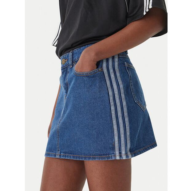 Джинсовая юбка adidas 3-Stripes