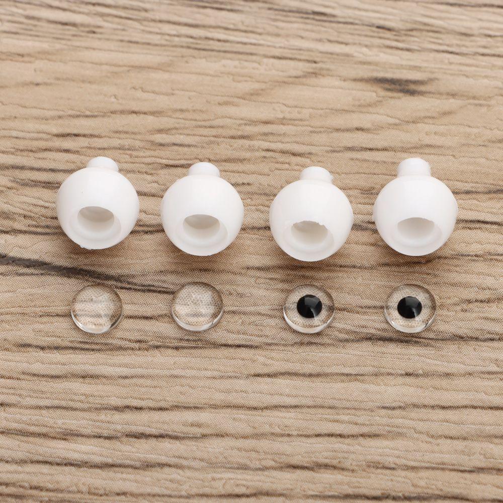 Quality Accessories DIY Acrylic Doll Eyes Eyeball Toy Transparent&Black Eye Patch Sticking Mud Clay
