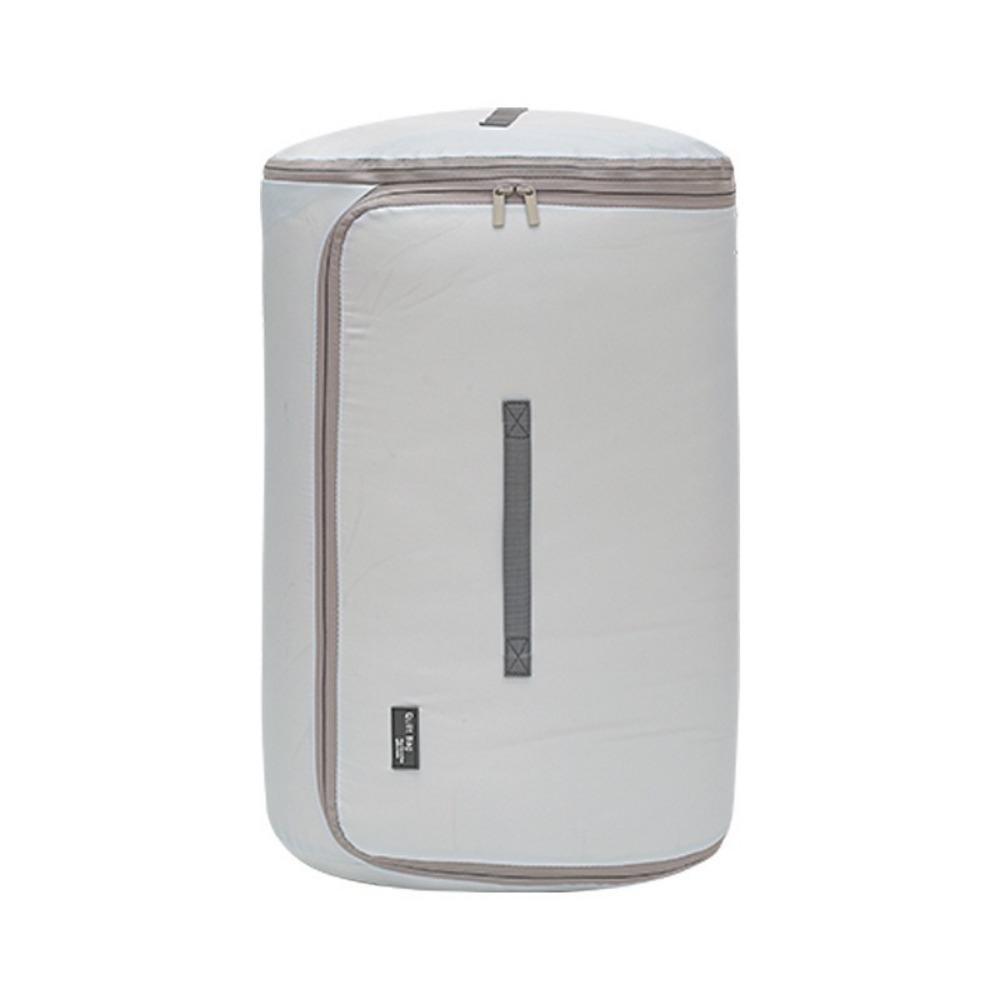 Влагозащитный цилиндрический мешок для хранения одеял Пылезащитный большой цилиндрический мешок для упаковки багажа На молнии Экономия места