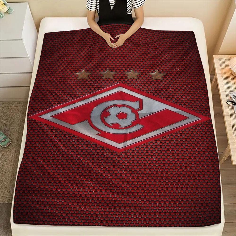 1PC Spartak Moscow Storm Blanket, High quality Comfortable for All Seasons, Home Decor, Warmth and Comfort