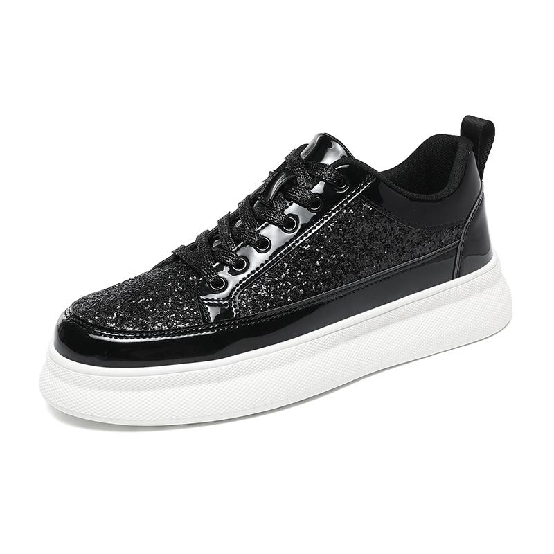 Оригинальные золотые роскошные мужские кроссовки уличная одежда блестящие туфли для скейтбординга на платформе мужские блестящие повседневные легкие женские модные кроссовки