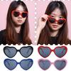 Long-lasting Heart-shaped Heart Diffraction Glasses Special Effect Glasses Lights Become Love Image