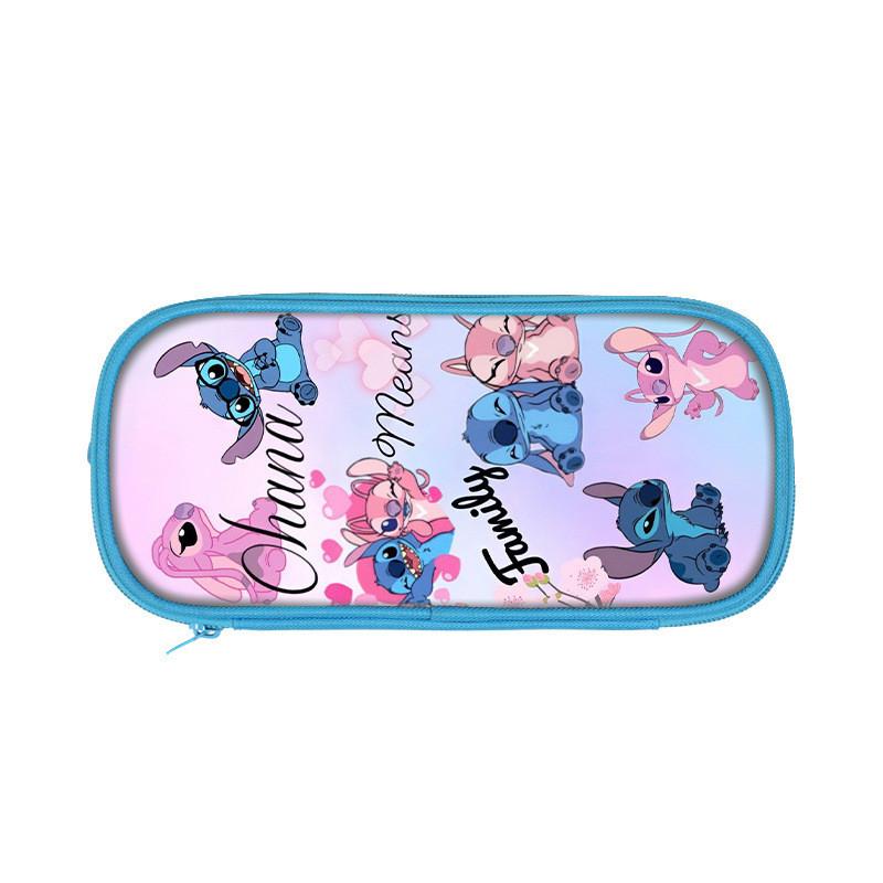 Stitch Double Compartment Gift Pencil Case With Spacious Storage For Children And Teens