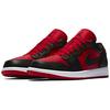 Jordan 1 Низкий Черный Gym Red 553558-610