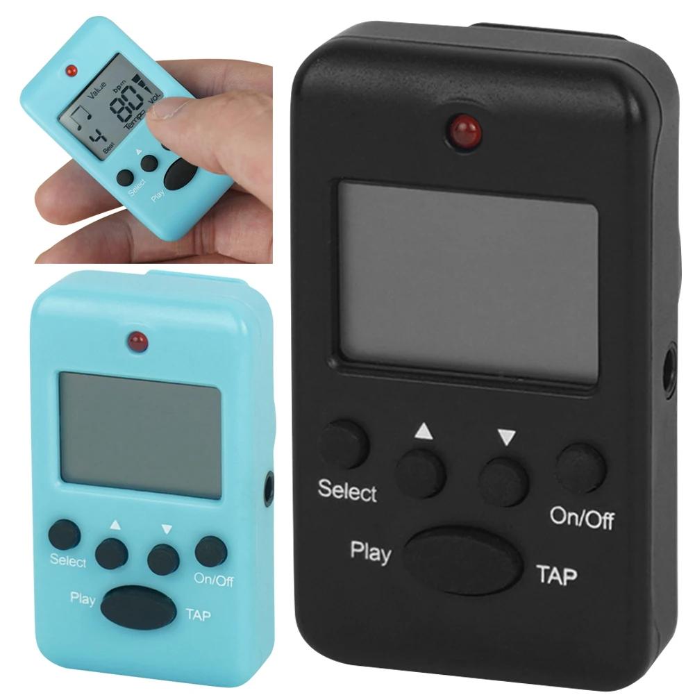 Digital LCD Electronic Metronome Clip On for Piano Guitar Flute Drum Electronic Metronome Mini Metronome Digital Metronome