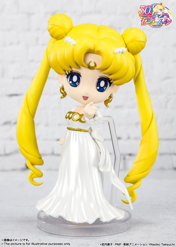 TAMASHII NATIONS Figuarts mini Сейлор Мун Принцесса Серенити 90 мм ПВХ АБС Окрашенная Фигурка Действия Прибл.. &