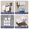 86 Type Multi-functional Five-Hole Wall Socket Converter with Switch and Power Strip
