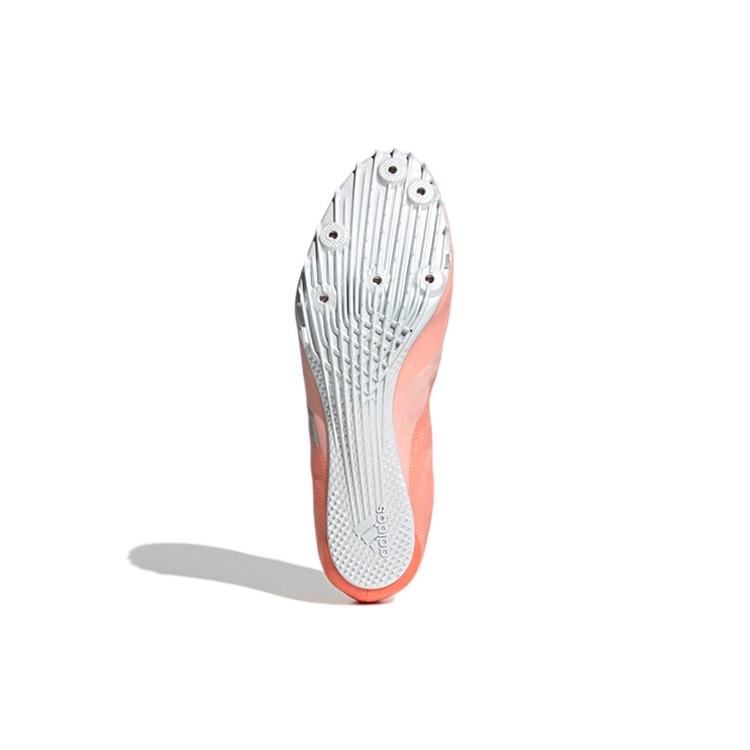 adidas Adizero Prime Sprint Шиповки Низкие Беговые Кроссовки Мужские Розово-Серебристые EE4586