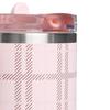 Stanley 1913 Quencher Pro Tour Flip Straw Vacuum Insulated Blossom 30 oz L Tumbler, Plaid, / 0.89