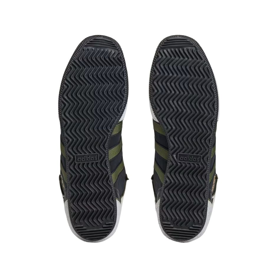 Кроссовки унисекс Brain Dead x adidas Japan High Черный Оливковый Основной черный Кристально-белый Золотистый металлик JQ6790