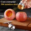 Многофункциональный сепаратор сердцевины яблока и груши из нержавеющей стали, экстрактор сердцевины фруктов, 2 размера, инструменты для ресторана, коммерческого использования и домашней кухни