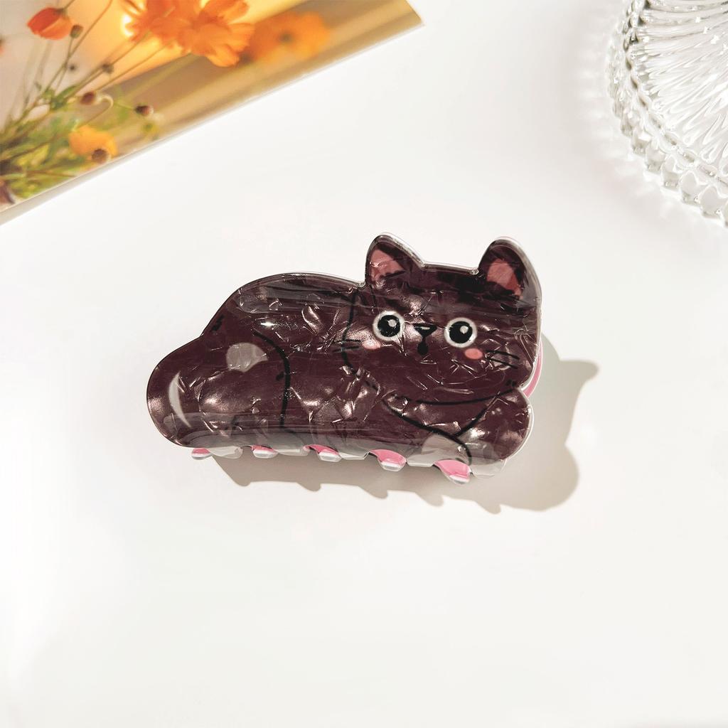 1 шт. Новый милый акриловый зажим для волос с животным, зажим-акула, высококачественный аксессуар для волос, зажим-краб, зажим для затылка, заколка для волос