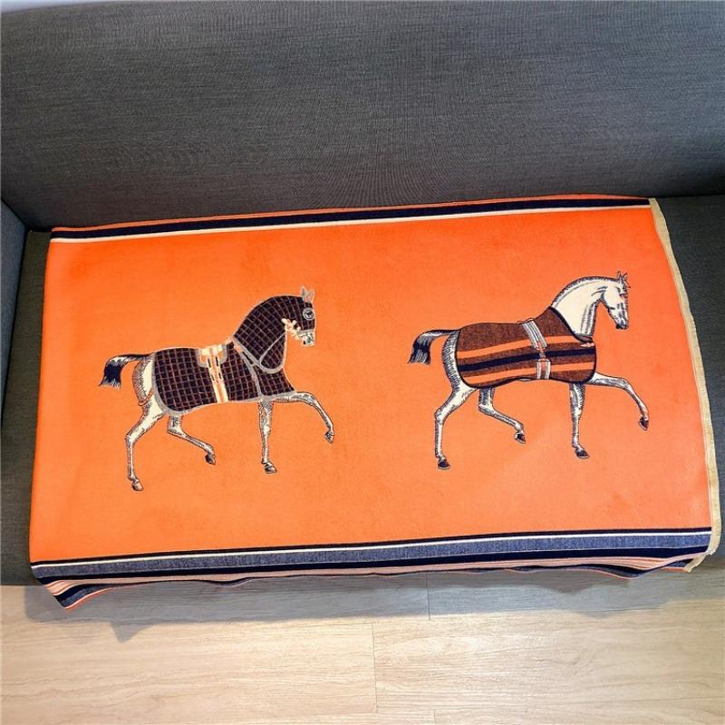 0G Thickened Version Retro Bird Scarf Women's Winter High-end Warm Scarf Imitation Cashmere Shawl