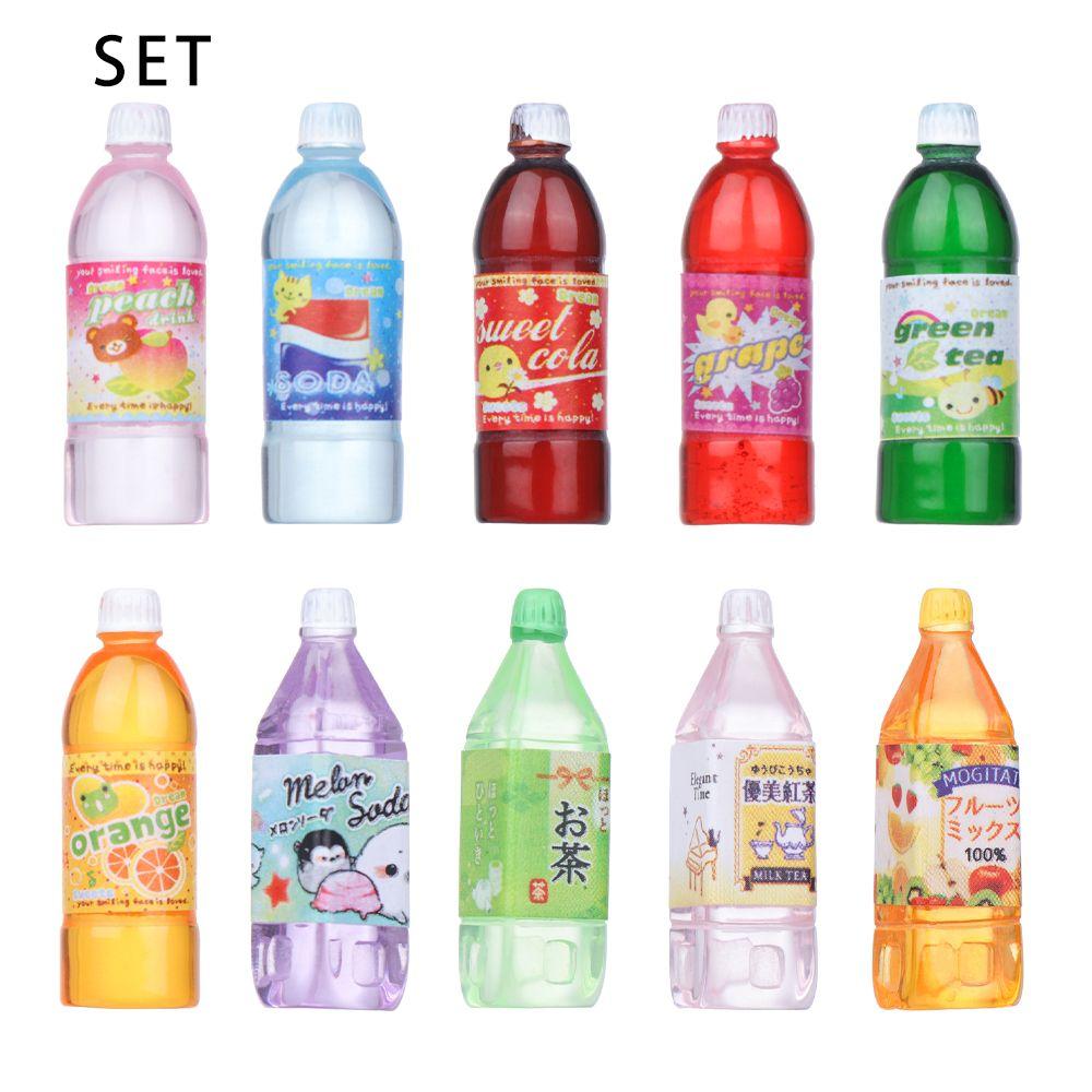 Реквизит для стрельбы, мини-бутылки для сока, имитация напитков, кукольный домик, миниатюрная бутылка для еды, напитков