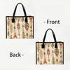 Bohemian Arrow Printed Tote Bag Casual Large Capacity Lightweight Shoulder Handbag for Daily Shopping Travel