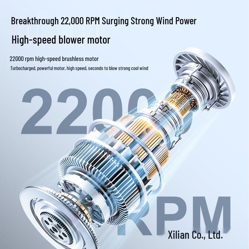 USB Rechargeable Mini Handheld Fan: High-Speed, Strong Wind, Portable, Pocket-Sized Wind Cannon