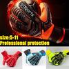Men's Professional Goalkeeper Gloves Strong Finger Protection Soccer Thickened Latex Goal Keeper Gloves(Size:5-11)