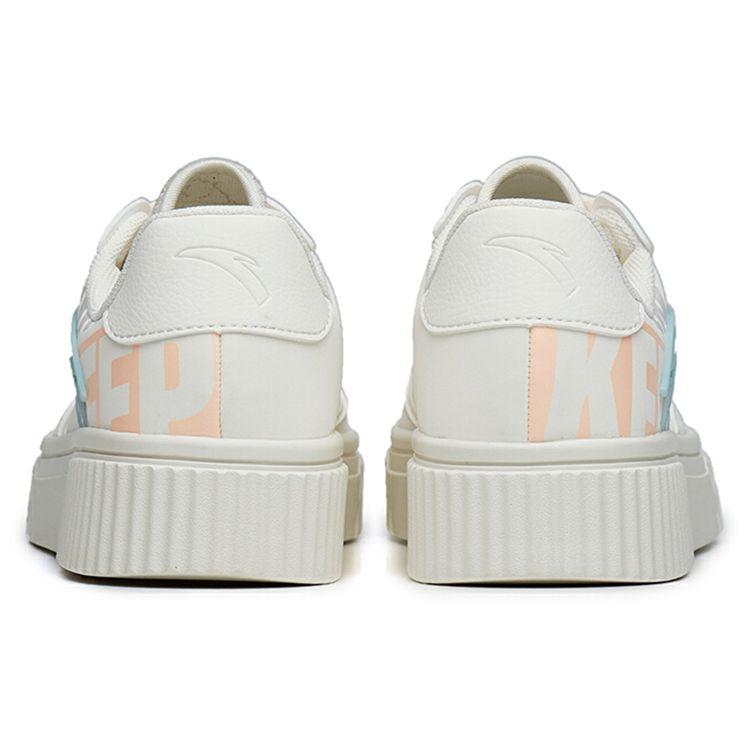 Anta Кроссовки Lifestyle Series с нескользящей износостойкой подошвой для скейтбординга женские белые синие 122138066-2