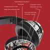 Новые цветные граффити-наушники со светодиодной подсветкой, беспроводные Bluetooth-гарнитуры, Hi-Fi стереонаушники, складные игровые наушники с шумоподавлением, гарнитура