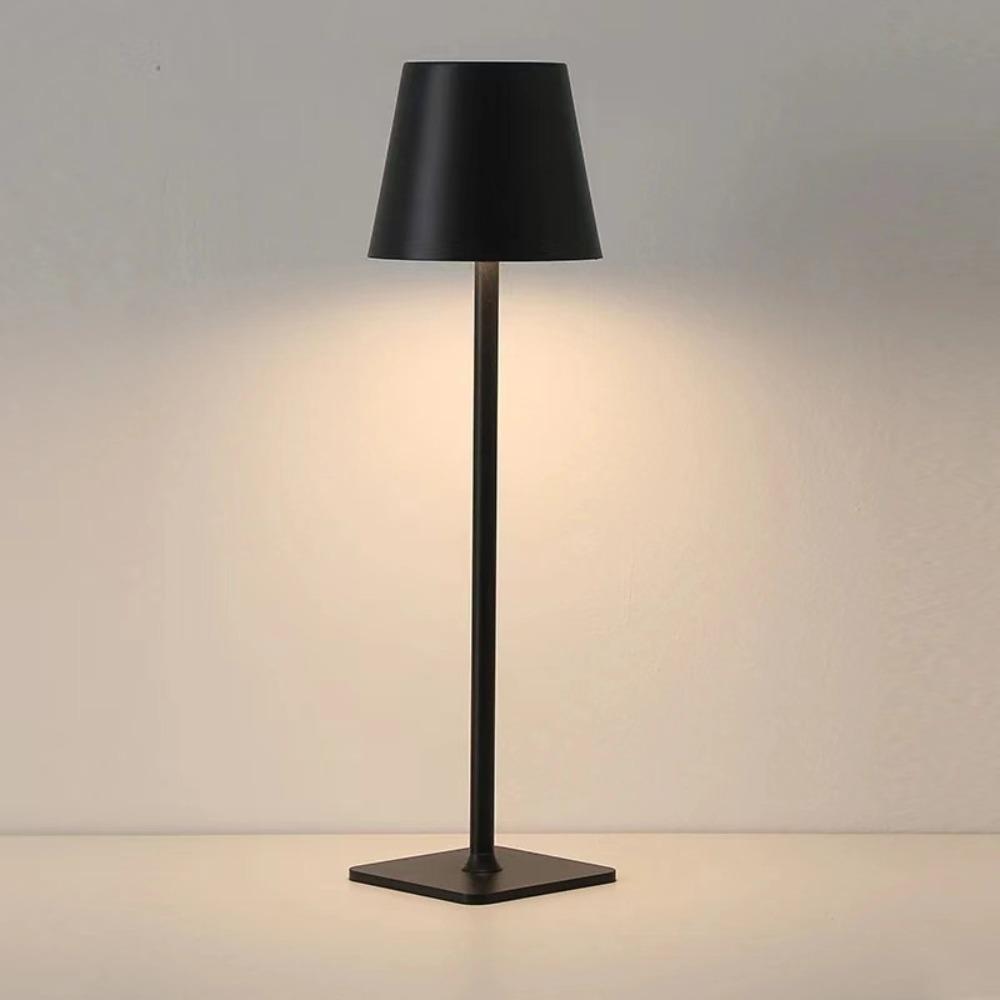 3 Levels Dimmable Table Lamp Touch Switch High-legged Desk Lamp Stylish LED Night Light Home Decor