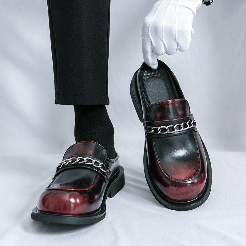 Модные мужские лоферы Роскошный бренд Кожаные туфли Дышащие слипоны Однотонные Формальные Повседневные туфли Ручной работы Дизайнерские мужские туфли Мокасины
