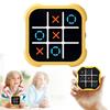 Kids Electric Game Console Toy 3-In-1 XO Puzzle Socket Chess Memory Game Portable Educational Handheld Game Machine Toddlers Boys Girls Gift