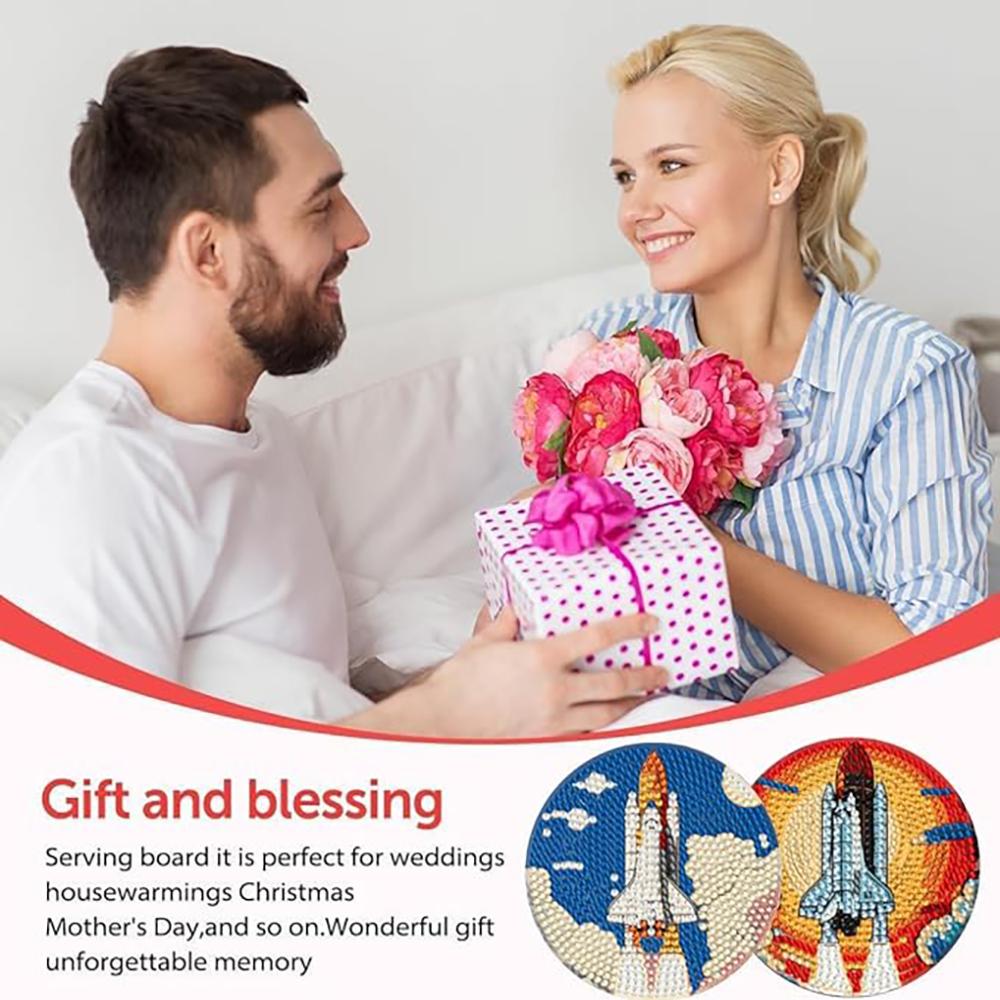 8 шт./набор подставок с рисунком животных-слонов, расписанных алмазами, с кронштейнами. Подставки своими руками для начинающих и взрослых, товары для творчества и рукоделия, подарки