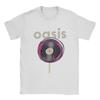 O-Oasis Рок Футболки 90-х для мужчин Альбомы британской музыки Смешные футболки из 100% хлопка Футболки с круглым вырезом и коротким рукавом Идея для подарка