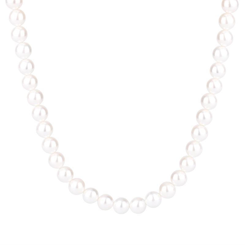 1-1Mm imitation freshwater pearl necklace jewelry set pearl bracelet small fragrant wind white bead collarbone chain