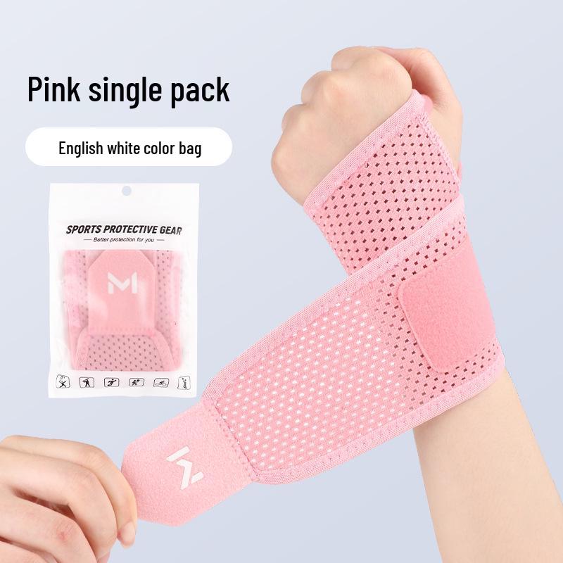 Унисекс тонкий фиксатор запястья для спорта, при растяжениях и перенапряжении сухожилий - Впитывающий пот для бадминтона и тенниса