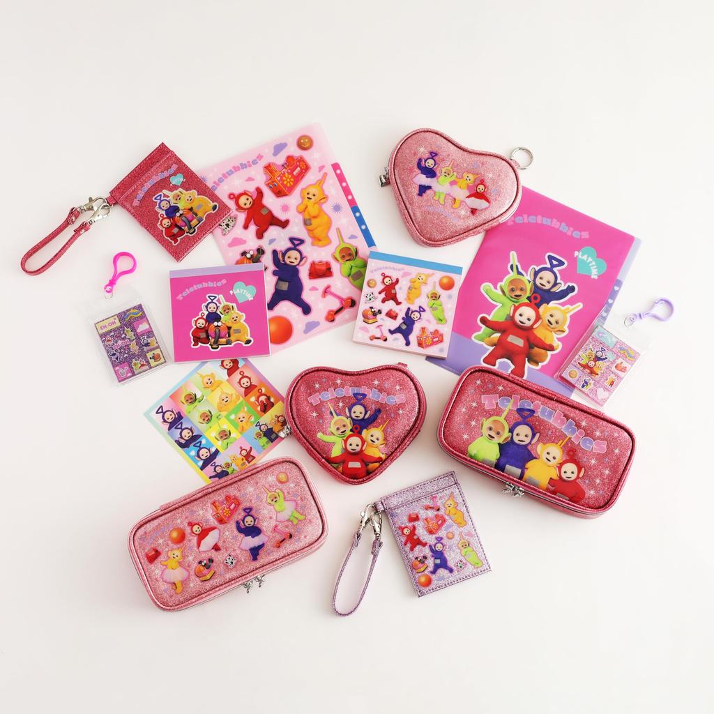 Overglad Teletubbies Glitter Pass Case, Pink, TLL-047