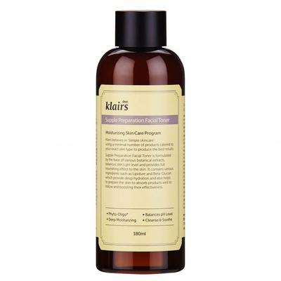 Увлажняющий тонер для лица Supple Preparation, увлажняющий, корейская косметика, Kbeauty, пробник