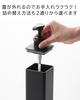 Диспенсер Yamazaki Tower с вместительным дозатором для моющего средства для тела и мыла, с возможностью пополнения, и 1543 Шампунь, Кондиционер, (Набор 3) Бутылки, Черные,