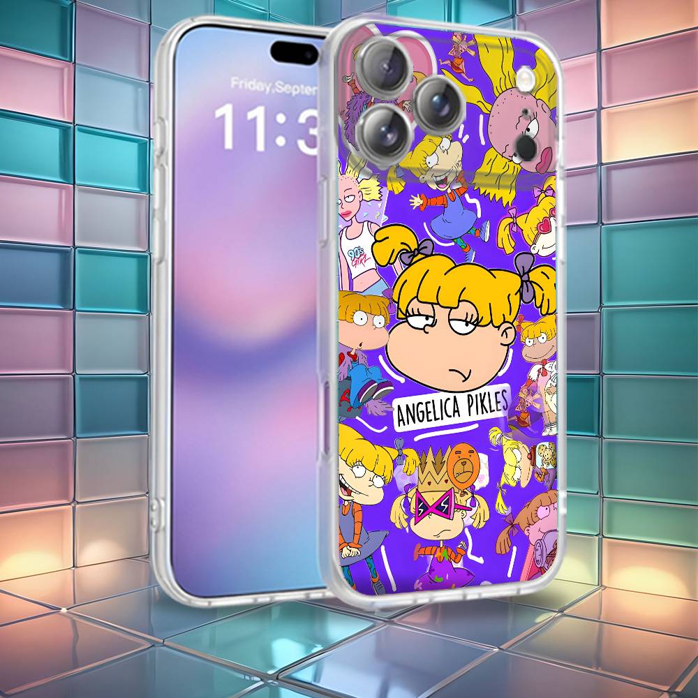 Мультяшный чехол для телефона R-Rugrat Чаки для iPhone 16,14,17,13,15,12,Air,Plus,Pro,Max,E,Mini Матовый для MagSafe Магнитный Беспроводной