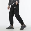 Puma Однотонные трикотажные спортивные брюки со шнуровкой и средней посадкой, мужские брюки черного цвета 521905-01