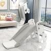 Kids Slide Folding Sheep Slide Toy Super Load-bearing 2 Stairs Climber Play Slide for 6 Month - 2 Years Toddlers Outdoor/indoor