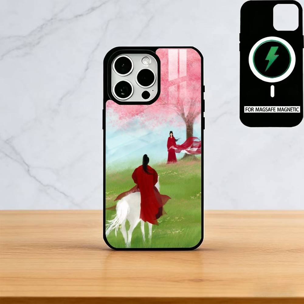 Chinese Danmei Anime MO DAO ZU SHI Phone Case For iPhone17,16,15,14,13,12,11 Plus,Pro Magnetic with Magsafe Wireless Charging