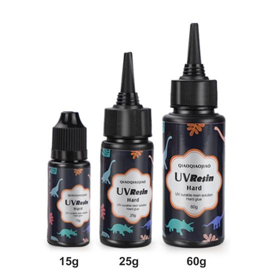15/25/60 г смолы твердый клей безопасный натуральный легкий УФ смолы раствор твердый клей