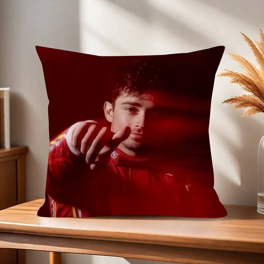 Pillow Covers Cartoon Sofa Decorative Home Doublesided Printing Short Plush Cute Cushion Cover COOL LOGO LLeclerc