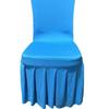 Утолщенная Эластичная Плиссированная Юбка Чехол на Стул для Свадеб и Конференций
