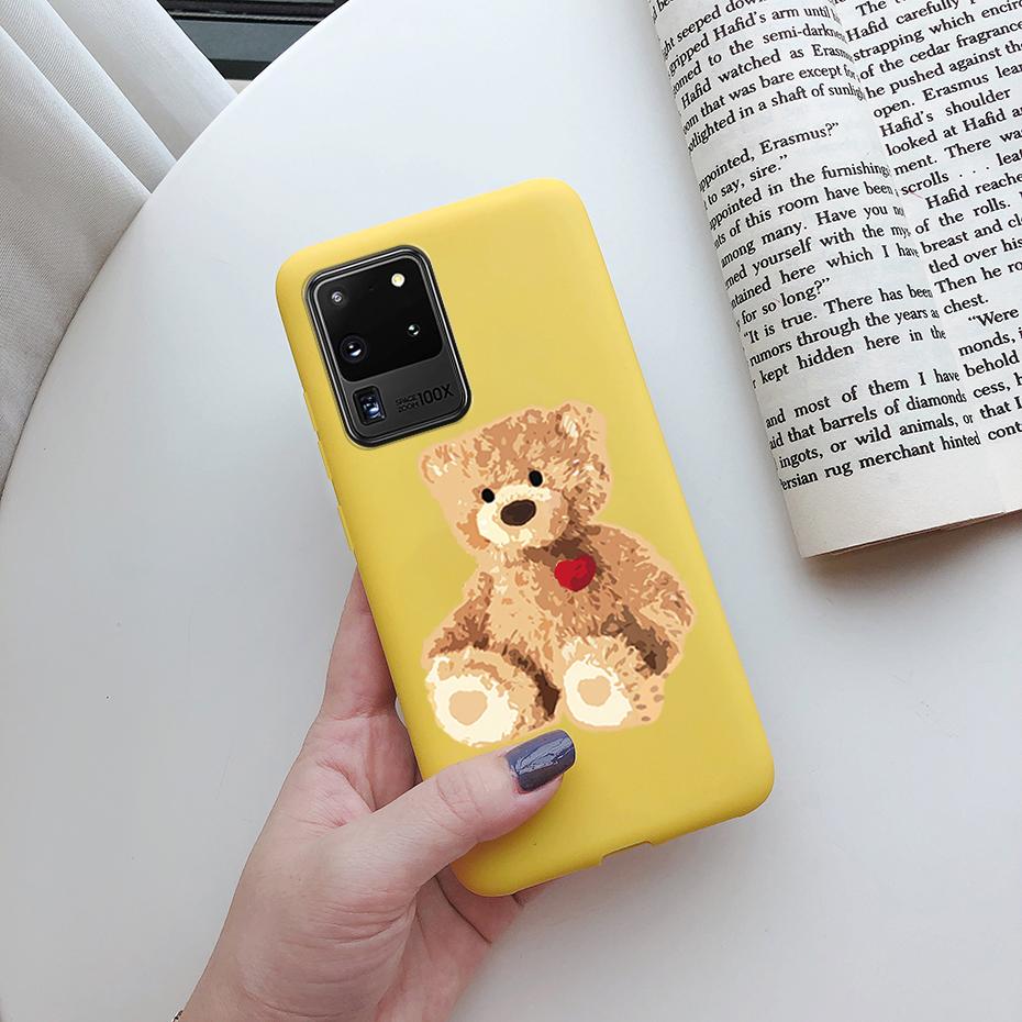 Чехол для Samsung Galaxy S20 S 20 Ultra Plus Силиконовый Рисованный милый Мягкий Тонкий Чехол Обложка Для Samsung S20 Plus Ultra Чехлы для Телефона